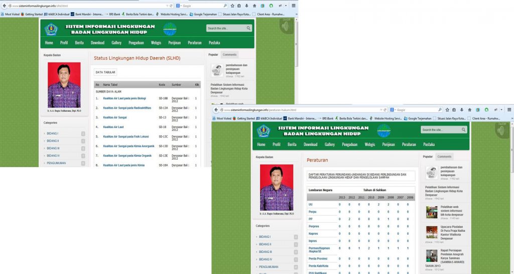 Sistem informasi lingkungan hidup denpasar slhd