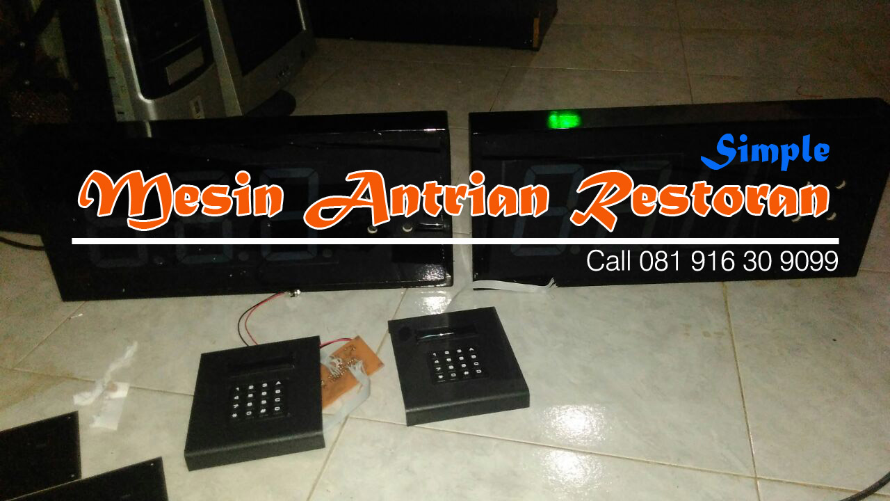 Jual Mesin Antrian Restoran di Denpasar