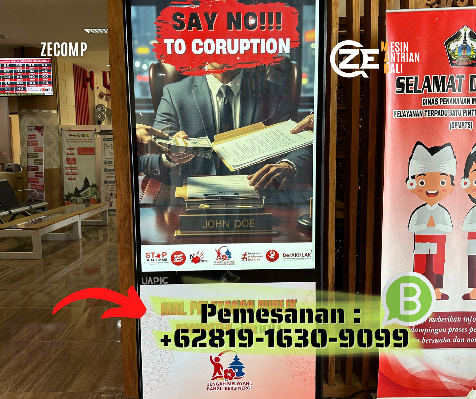 Harga Mesin Antrian Touchscreen