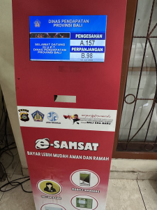 Mesin Antrian Samsat Giany