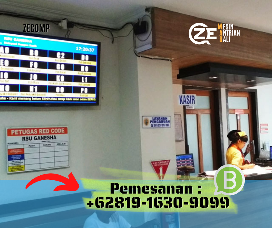 Mesin Antrian Rumah Sakit Bali